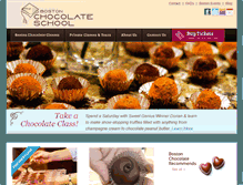 Tablet Screenshot of bostonchocolatetours.com